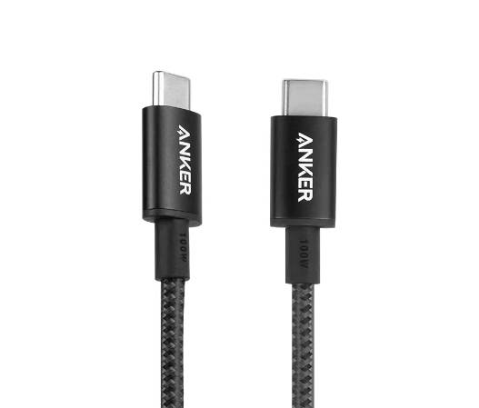 Anker Cable USB Cable 100W 10ft USB C to USB C PD100W Dual Type C Nylon Fast Charging Android Data Cable for iphone17 1M A8757