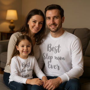 เสื้อยืดแขนยาวลาย Stepmom Ever Family Cute Step Mom - Product Image 3