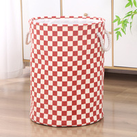 Panier à linge robuste en EVA imperméable et écologique, organisateur de garde-robe, panier de rangement pliable en coton et lin, grand format, portable