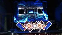 Écran LED 3D pour stand de DJ en intérieur, écran LED numérique pour stand de DJ, façade de stand de DJ incurvée, table de stand de DJ LED