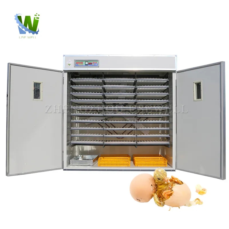 Otomatik 1056-5280 yumurta tavuk ördek kaz yumurta kuluçka enerji kuluçka akıllı kontrol kümesçilik kuluçka makinesi satılık