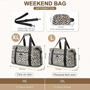 Wholesale Custom Polyester Vintage <b>Travel</b> <b>Bag</b> High Quality Women's Casual <b>Travel</b> Storage Shoulder <b>Bag</b> - Product Image 2