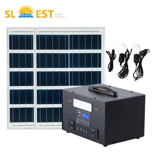 Sistema di energia solare fai-da-te 20w 300w Inverter Off Grid sistema di energia solare sistema di pannelli solari per la casa