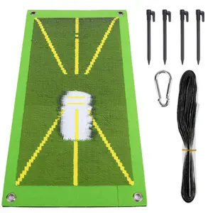 Vente en gros d'aides à l'entraînement de golf de haute qualité Mini tapis de piste de balançoire Tapis de frappe de golf d'entraînement de golf