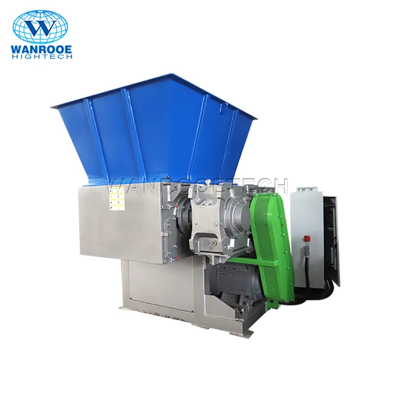 100-1500 kg/std PP PE HDPE Pipe Lump Plastic Crusher Machine Plastic Recycling Shredder