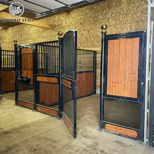 Best sale E09 Pre Engineered Design Prefabricated Light Steel Horse Stables Horse Stall Fronts