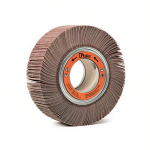 Disques abrasifs à lamelles Ttake en tissu abrasif corindon 250x50x100 mm avec trou pour disques de ponçage - Product Image 2
