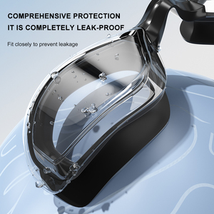 Lunettes <span class=keywords><strong>de</strong></span> natation anti-buée Lunettes <span class=keywords><strong>de</strong></span> natation d'arène professionnelles avec bouchon d'oreille <span class=keywords><strong>de</strong></span> couverture <span class=keywords><strong>de</strong></span> nez pour les sports nautiques adultes - Product Image 3