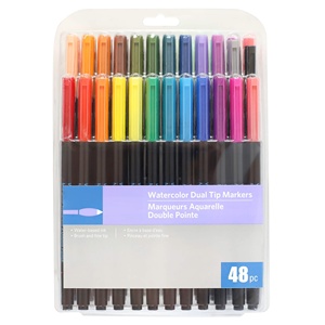Pincel de Arte Acuático - Marcadores de Pincel para Acuarela, 36 Colores para Diseñadores y Estudiantes, Diseño de Doble Punta - Product Image 4