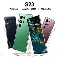 Teléfonos Inteligentes S23 con Sistema Android Incell, Desbloqueo por Huella Dactilar, CDMA LTE, Pantalla LCD de 6.82 Pulgadas, 3G+64G, Cuatro Núcleos, 90Hz, Reconocimiento Facial