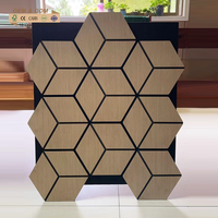 Panneaux acoustiques en bois imperméables de pointe, panneaux insonorisants modernes les plus vendus pour salon, chambre et hôtel