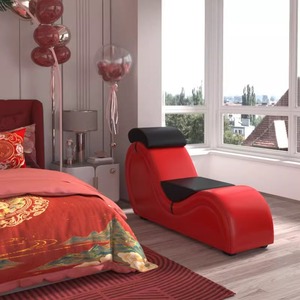 كرسي استرخاء أنيق بتصميم عصري صغير على شكل أريكة سرير، هدية زفاف جديدة لديكور غرفة النوم بجانب السرير والفنادق والمنزل - Product Image 1