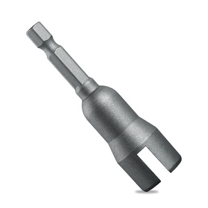 Open End Socket Wrench 4mm 4.2mm Slotted Hex Drive 1/4 In Industrial Grade High Carbon Steel <b>Sandblasted</b> Surface - Product Image 1
