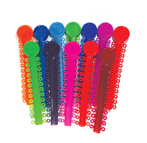 Elastik O-ring Odontologi untuk Kawat Gigi, Ikat Gigi Elastomerik Warna-warni, Tali Ortodontik Multiguna - Product Image 3
