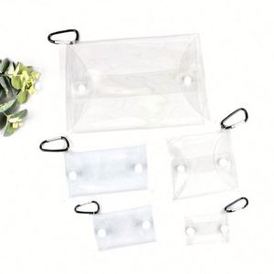 กระเป๋าจัดระเบียบใส PVC แบบพกพา กันน้ำ ทนทาน สำหรับอุปกรณ์แต่งหน้า และของใช้จำเป็นสำหรับการเดินทาง - Product Image 2