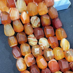 Natürlicher Edelstein Unregelmäßig facettierte Freiform Polygon Edelstein Perlen, <span class=keywords><strong>Nugget</strong></span> Stones <span class=keywords><strong>Strand</strong></span> für DIY Schmuck herstellung (13x17mm, 20CM) - Product Image 5