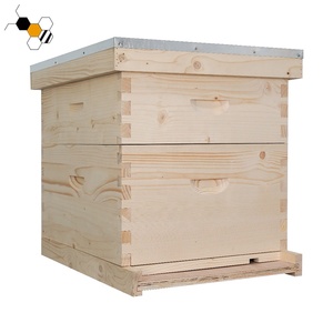 Langstarth รังผึ้ง4ชั้นกล่องรังผึ้งแบบไม่ประกอบสำหรับเลี้ยงผึ้ง - Product Image 5