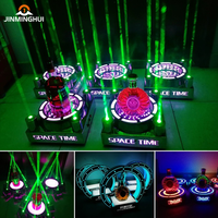 Présentateur de bouteille LED Laser rotatif Glorifiers Télécommande Nouveau Design Discothèque Publicité Comprend des supports d'affichage de bouteille