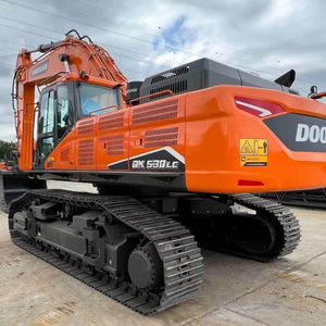 Grande machine de terrassement et de construction, pelle rétrocaveuse de 53 tonnes Doosan DX530LC, état de vente en bon état - Product Image 1