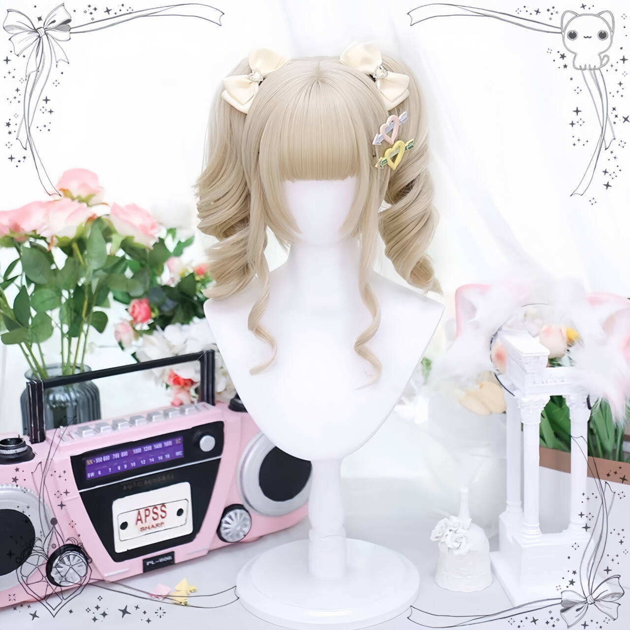 ตาข่ายจัดส่ง 30 ซม. สีแชมเปญทอง [ลายวอลนัทลอย]