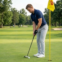Putter de Golf de Acero Inoxidable con Torque Cero, Logotipo Personalizado, Cara Fresada, para Diestros