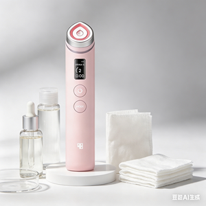 Productos de belleza para el cuidado de la piel coreanos, dispositivo 6 en 1 para el cuidado de la piel en casa, Medicube Age-R Booster Pro Rosa - Product Image 1
