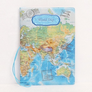 Ví Du Lịch Cá Nhân Quà Tặng Bao Da Đựng Thẻ PU Bao Da Bản Đồ Thế Giới Mỏng Mỏng Chủ Hộ Chiếu - Product Image 5