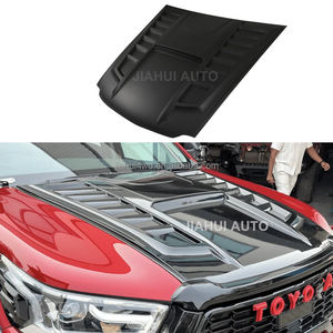 Cuchara de capó negro de plástico ABS para Toyota Hilux <span class=keywords><strong>Revo</strong></span> Rogue Rocco 2020-2025 GR SPORT 4X4 ACCESORIOS - Product Image 3