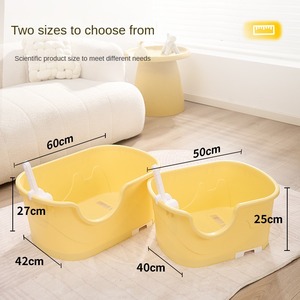 Großhandel Umweltfreundliche Große Kunststoff-Katzentoilette für Katzen und Kaninchen HL116 - Product Image 4