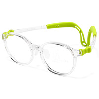 Cadres de lunettes professionnels T046Et pour garçons filles solides à la mode plaquettes de nez réglables Temples diamant prévention de la myopie