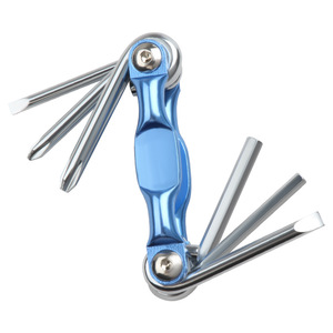 ชุดเครื่องมือซ่อมจักรยานอเนกประสงค์ขนาดกะทัดรัดและน้ำหนักเบา พร้อมไขควงพับได้และประแจมือ - Product Image 3