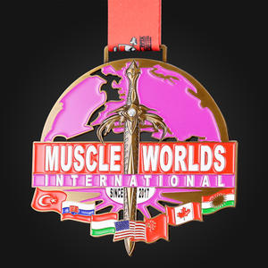 पदक चुंबकीय जिमनास्टिक धातु सेंटरपीस पदक ट्रॉफी पट्टिका धातु चित्रकला स्मारिका खेल जस्ता मिश्र धातु व्यक्तिगत - Product Image 1