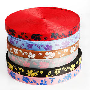 야외 기어 백 헤링본 자수 수리 키트 용 1 인치 와이드 인쇄 관형 웨빙 폴리에스터 면 애완 동물 가죽 끈 스트랩 - Product Image 6