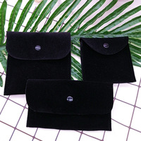 Pochette de montre en polaire double face, organiseur de câbles de données, étui de protection pour cartes bancaires et clés, personnalisable avec fermeture à bouton et écran