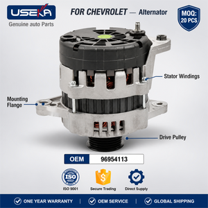 Alternador USEKA OEM 96954113 96540542 96838439 14V 85A para <span class=keywords><strong>Chevrolet</strong></span> <span class=keywords><strong>Aveo</strong></span> Lacetti 1.4 1.6 - Product Image 3