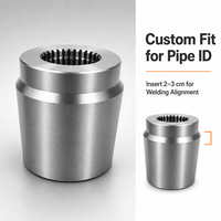 Manchon à cannelures à 28 dents, diamètre extérieur du tuyau 114 mm, compatible avec WAM et SICOMA