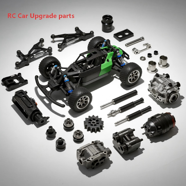 OEM RC Car Upgrade Parts Anodized Aluminum Components for High Performance Lightweight Ultra-High Strength for Axial Arrma