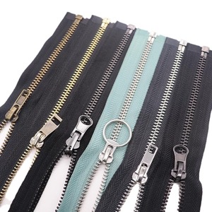Fabbrica personalizzabile metallo <span class=keywords><strong>cerniera</strong></span> Roll bronzo doppia coda aperta verso il basso con <span class=keywords><strong>cerniera</strong></span> denti <span class=keywords><strong>di</strong></span> <span class=keywords><strong>ferro</strong></span> per abbigliamento e scarpe giacca borsa abbottonatura - Product Image 4