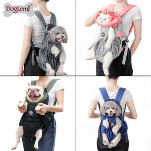 Tas ransel hewan peliharaan kucing <span class=keywords><strong>Guangzhou</strong></span>, tas pembawa hewan peliharaan kecil dengan lubang tali luar ruangan lucu dapat diatur - Product Image 5