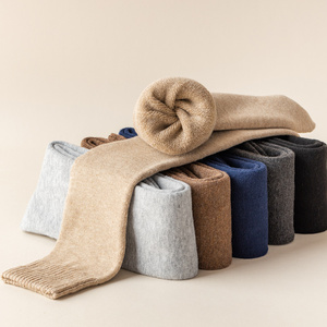 OEM Winter Tube <strong>Socks</strong> Wholesale Custom Logo <strong>Knee</strong> <strong>High</strong> Cotton Warm Length Snow Fluffy Soft Cushion Terry Crew Customizable Logo - Product Image 4