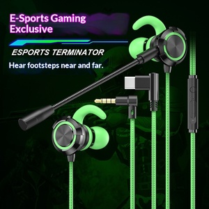 <span class=keywords><strong>Écouteurs</strong></span> filaires gaming intra-auriculaires Type-C avec transducteurs dynamiques, compatibles téléphones, pour l'écoute E-Sports et la localisation sonore, casque de jeu - Product Image 5