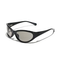Vente directe usine – Lunettes de soleil futuristes Y2K style œil-de-chat INS, populaires auprès des influenceurs transfrontaliers, idéales pour le cyclisme