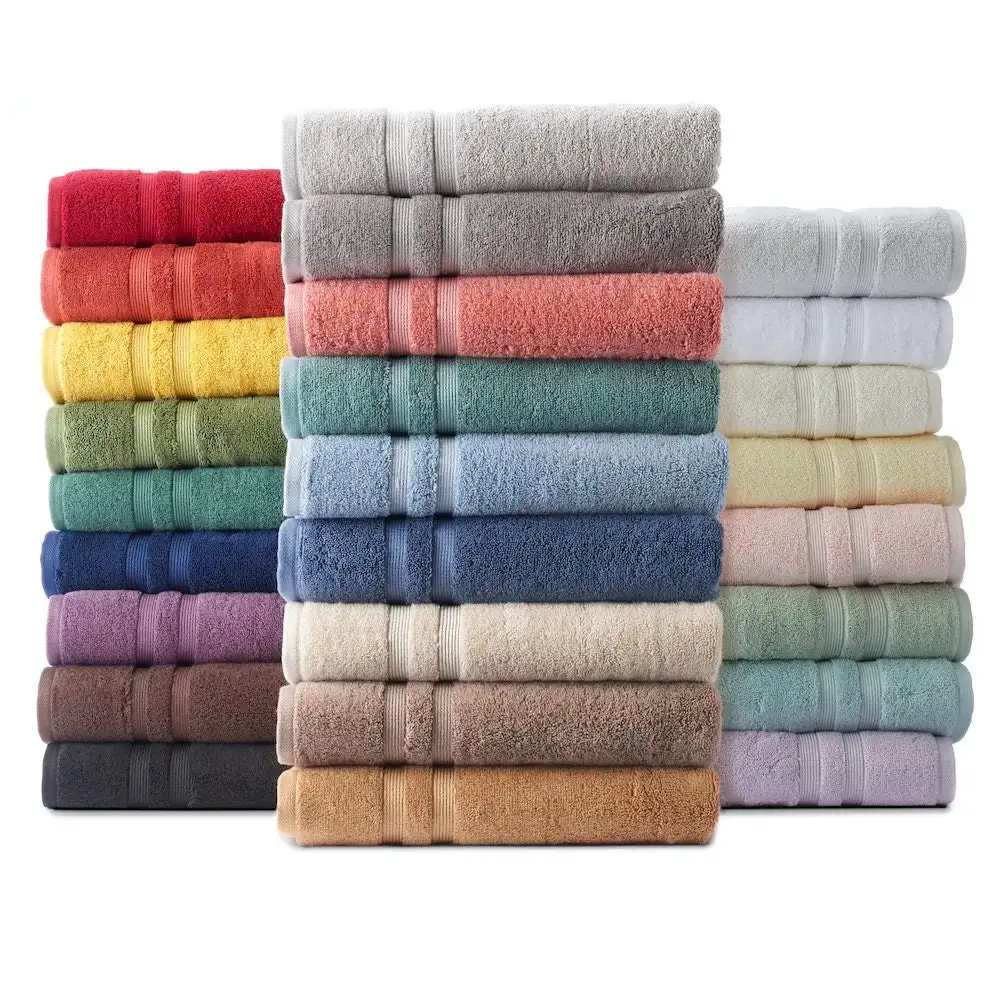 luxury cotton hand towels washcloth plain terry cotton home bath towels for bathroom