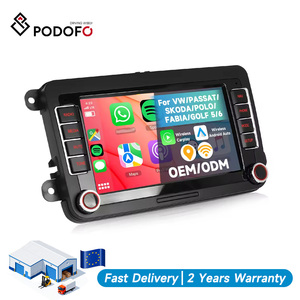 Podofo 7-inch Android Car Radio for VW Magotan Passat Golf Polo Seat Skoda 2+64G Wireless Carplay/Android Auto GPS/WiFi OEM/ODM - Product Image 1