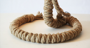 Handmade hiện đại phong cách Bắc Âu đèn cạnh giường ngủ tùy chỉnh dây cơ sở với vải gai dầu bóng đèn bàn linh hoạt và thuận tiện - Product Image 4