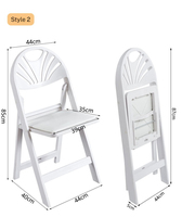 Chaise de salle à manger d'hôtel moderne nordique, chaise pliable et empilable portable pour réceptions de mariage et événements