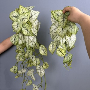 Feuilles de Taro Artificielles Tianhe East Hui 30cm-100cm, Décoration Murale, Bouquet, Décoration de Plantes d'Intérieur - Product Image 4