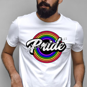 Sublimación Listo para presionar <span class=keywords><strong>Pride</strong></span> Transferencia de calor Rainbow <span class=keywords><strong>Pride</strong></span> DTF Transferencia directa a película Múltiples tamaños disponibles - Product Image 4