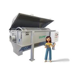 IEPP Werk automatisch internen Rotations-Trommel-Filter selbstreinigend Aquakulturen Abwasser Abwasserpumpenmotor PLC