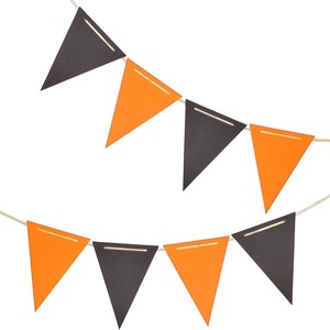 Guirlande triangulaire rouge unie pour fête, bannière réutilisable pour anniversaire, mariage, festival, événement - Product Image 3